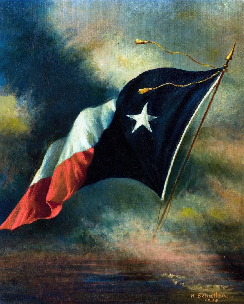 Explore Texas image of Texas Flag, 1918