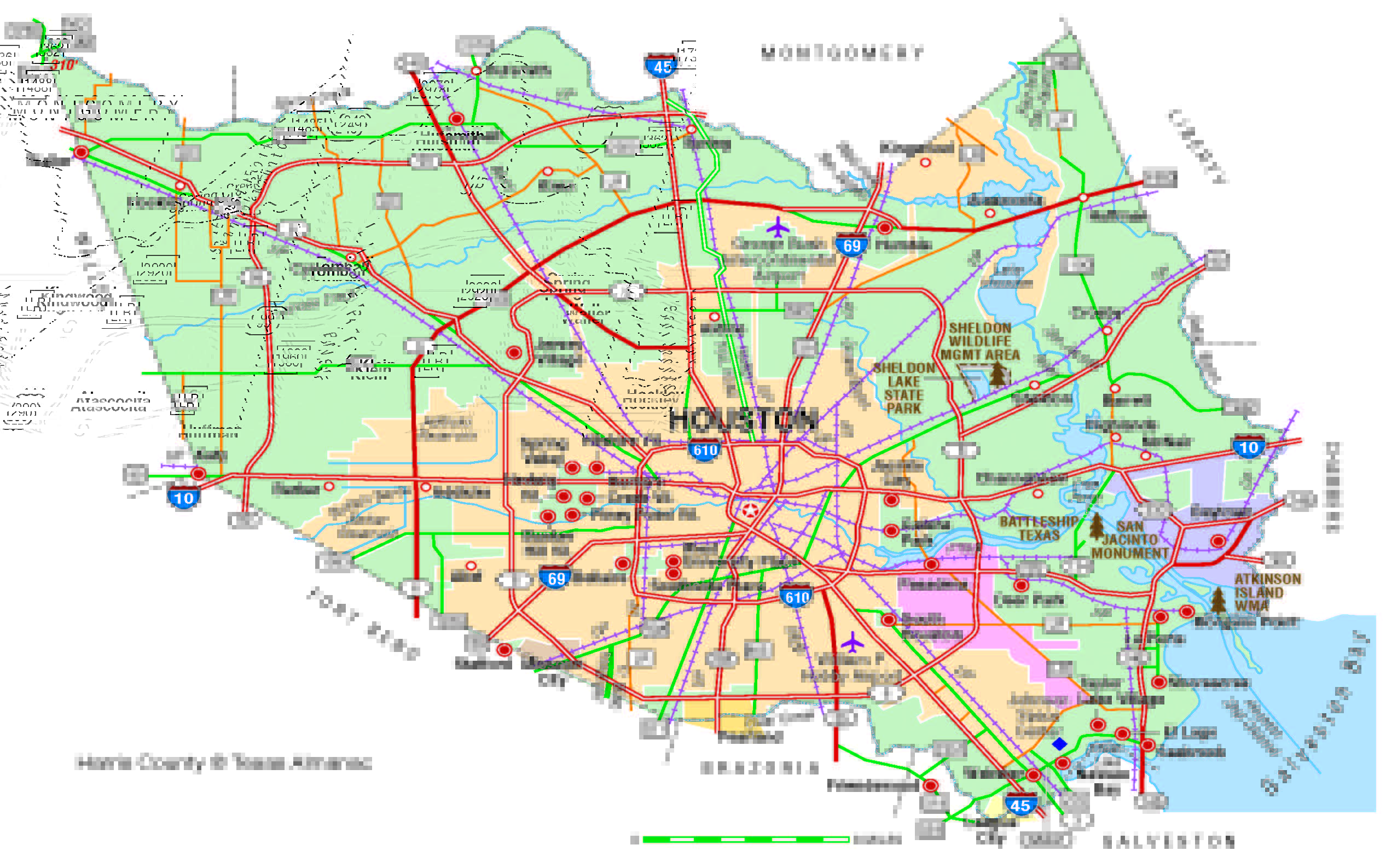 Harris County Map